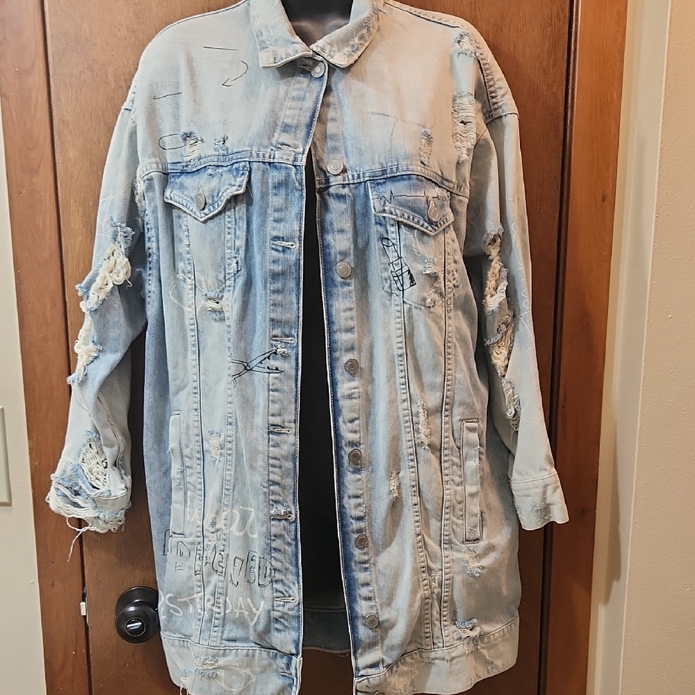 Zara Light Blue Denim Jacket